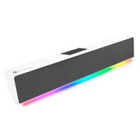 [SPK-2375] BOCINA GAMER BALAM RUSH GLIMM BAR BG585 / INALAMBRICA / BLUETOOTH - CONEXION TWS 3.5 MM / RADIO FM - TF / SONIDO ESTEREO / 10 W / RECARGABLE / ILUMINACION LED / BLANCO / BR-936965