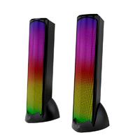 [SPK-2379] BOCINA GAMER BALAM RUSH GLIMM TOWER BG575 / ALAMBRICA USB / BLUETOOTH CONEXIN 3.5 MM / SONIDO ESTEREO / 10 W / ILUMINACION LED / NEGRO / BR-936972