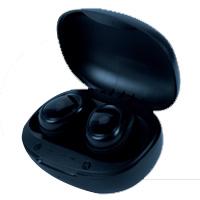 [SPK-2455] AUDIFONOS INALAMBRICOS TECHZONE TZWS03 CON ESTUCHE DE CARGA NEGRO