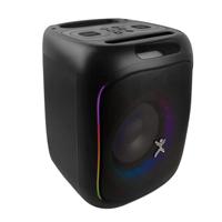 [SPK-2494] BOCINA MINI INALAMBRICA BLUETOOTH RECARGABLE PORTATIL LUZ RGB 30W FUNCION TWS 6.5 PULGADAS PERFECT CHOICE SAPARK - NEGRO