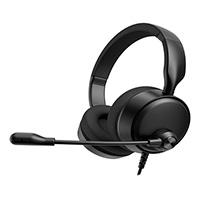 [SPK-2554] DIADEMA - TECHZONE - TZACDII02 - ALAMBRICA USB A - SONIDO ESTEREO - MANOS LIBRES - NEGRO