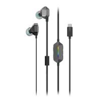 AUDIFONOS LENOVO LEGION E510 7.1 SURROUND SOUND / ALAMBRICOS / INTRA AUDITIVOS / GAMING / USB TIPO C / COLOR GRIS