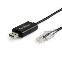 [AC-9750] ADAPTADOR USB DE 1.8M PARA CONSOLA CISCO - 460KBPS - ADAPTADOR USB A RJ45 COMPATIBLE CON WINDOWS, MAC AND LINUX - M/M - STARTECH.COM MOD. ICUSBROLLOVR