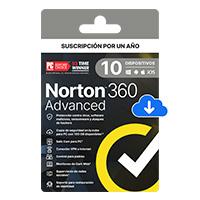 ESD NORTON 360 ADVANCED / 10 DISPOSITIVOS  /1 AÑO / DESCARGA DIGITAL