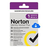 ESD NORTON IDENTITY ADVISOR PLUS 1 DISPOSITIVO / 1 AÑO / DESCARGA DIGITAL
