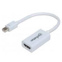 [AD-305] CABLE ADAPTADOR,MANHATTAN,151399, DISPLAYPORT MINI M A HDMI H BL 1080P