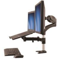 [AC-8379] SOPORTE PARA UN MONITOR - BRAZO PARA MONITOR Y BASE PARA LAPTOP CON AJUSTE DE ALTURA DE UN TOQUE - CON SOPORTE VESA PARA PANTALLAS DE 27 NEGRO - STARTECH.COM MOD. ARMUNONB
