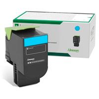 TONER LASER LEXMARK COLOR CYAN RENDIMIENTO ESTANDAR, NP 78C40C0, HASTA 1400 PAGINAS, MODELOS CX622ADE, CS421DN, CS521DN, CX625ADHE CX522ADE, CS622DE, CX421ADN