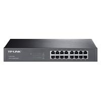 [NIC-937] SWITCH | TP-LINK | TL-SG1016D | 16 PUERTOS | RJ45 GIGABIT 10/100/1000 MBPS | NO ADMINISTRABLE | PARA ESCRITORIO O RACK DE 13 PULGADAS