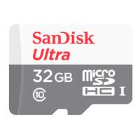 [RAM-3533] MEMORIA SANDISK MICRO SDHC 32GB ULTRA 100MB/S CLASE 10 C/ADAPTADOR SDSQUNR-032G-GN3MA