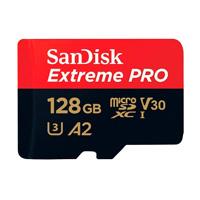 [RAM-3859] MEMORIA SANDISK MICRO SDXC 128GB EXTREME PRO 200MB/S 4K CLASE 10 A2 V30 C/ADAPTADOR SDSQXCD-128G-GN6MA