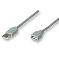 [CB-203] CABLE USB,MANHATTAN,340960, EXTENSION 4.5M, GRIS