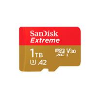MEMORIA SANDISK MICRO SDXC 1TB EXTREME 190MB/S 4K CLASE 10 A2 V30 C/ADAPTADOR SDSQXAV-1T00-GN6MA