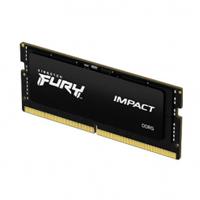 [RAM-4130] MEMORIA RAM KINGSTON SODIMM DDR5 16GB 4800MT/S FURY IMPACT BLACK CL38 262PIN 1.1V C/DIFUSOR DE CALOR P/LAPTOP KF548S38IB-16