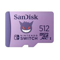 [RAM-4434] MEMORIA SANDISK MICRO SDXC 512GB NINTENDO SWITCH POKEMON GENGAR 100MB/S 4K U3 V30 SDSQXAO-512G-GN6ZK