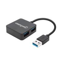 [AC-4577] HUB USB,MANHATTAN,162296, V3.0  4 PTOS MINI