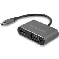 [AC-8557] ADAPTADOR USB-C A VGA Y HDMI - 2EN1 - 4K 30HZ - GRIS ESPACIAL - ADAPTADOR DE VIDEO EXTERNO USB TIPO C - STARTECH.COM MOD. CDP2HDVGA