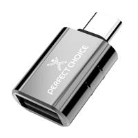 ADAPTADOR USB A HEMBRA A USB TIPO C MACHO PERFECT CHOICE