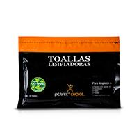 [CN-975] TOALLAS LIMPIADORAS ANTIESTATICAS PARA PANTALLAS Y MONITORES PERFECT CHOICE 20 PIEZAS