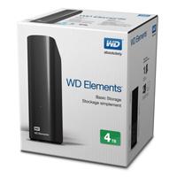 [HD-859] DISCO DURO EXTERNO WD ELEMENTS 4TB 3.5 ESCRITORIO USB3.0 NEGRO WINDOWS WDBWLG0040HBK-NESN