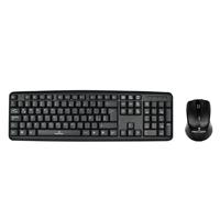 [KB-758] KIT DE TECLADO Y MOUSE ALAMBRICO CONECTOR USB PERFECT CHOICE - NEGRO