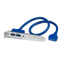 [AC-8886] BRACKET DE 2 PUERTOS USB 3.0 SUPERSPEED CON CONEXIN A TARJETA MADRE - 2X USB 3.0 A HEMBRA - IDC 20 PINES HEMBRA - STARTECH.COM MOD. USB3SPLATE