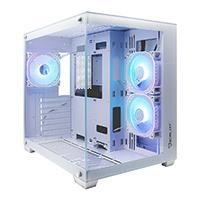 [CS-977] GABINETE OCELOT GAMING W-CUBE 2 / MID TOWER / ATX, M-ATX, ITX / PANEL LATERAL Y FRONTAL DE CRISTAL TEMPLADO / INCLUYE 3 VENTILADORES / ENFRIAMIENTO LIQUIDO HASTA 360MM / GPU HASTA 410MM / COLOR BLANCO